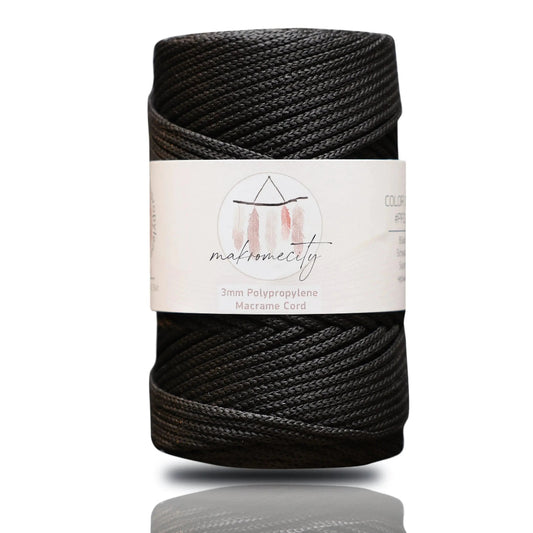 3mm x 131 Yards (394 feet) Polyester Macrame Cord Polypropylene