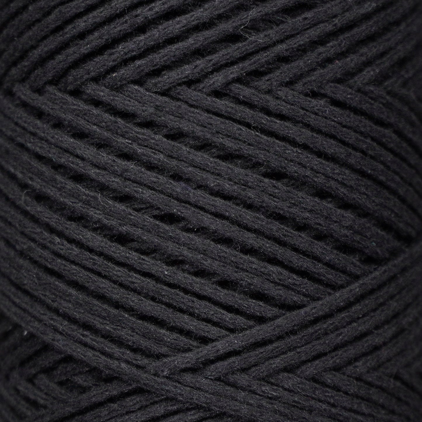 Cotton Macrame Cord 2mm x 195 Yards (590 feet) 2mm - Black