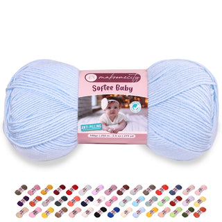 Softee Baby Yarn, Premium Acrylic, Anti-Pilling