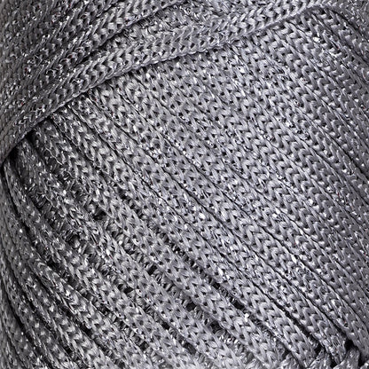 Sparkle Polyester Macrame Cord 2mm x 125 yards (375 feet)  - Light Grey Sparkle