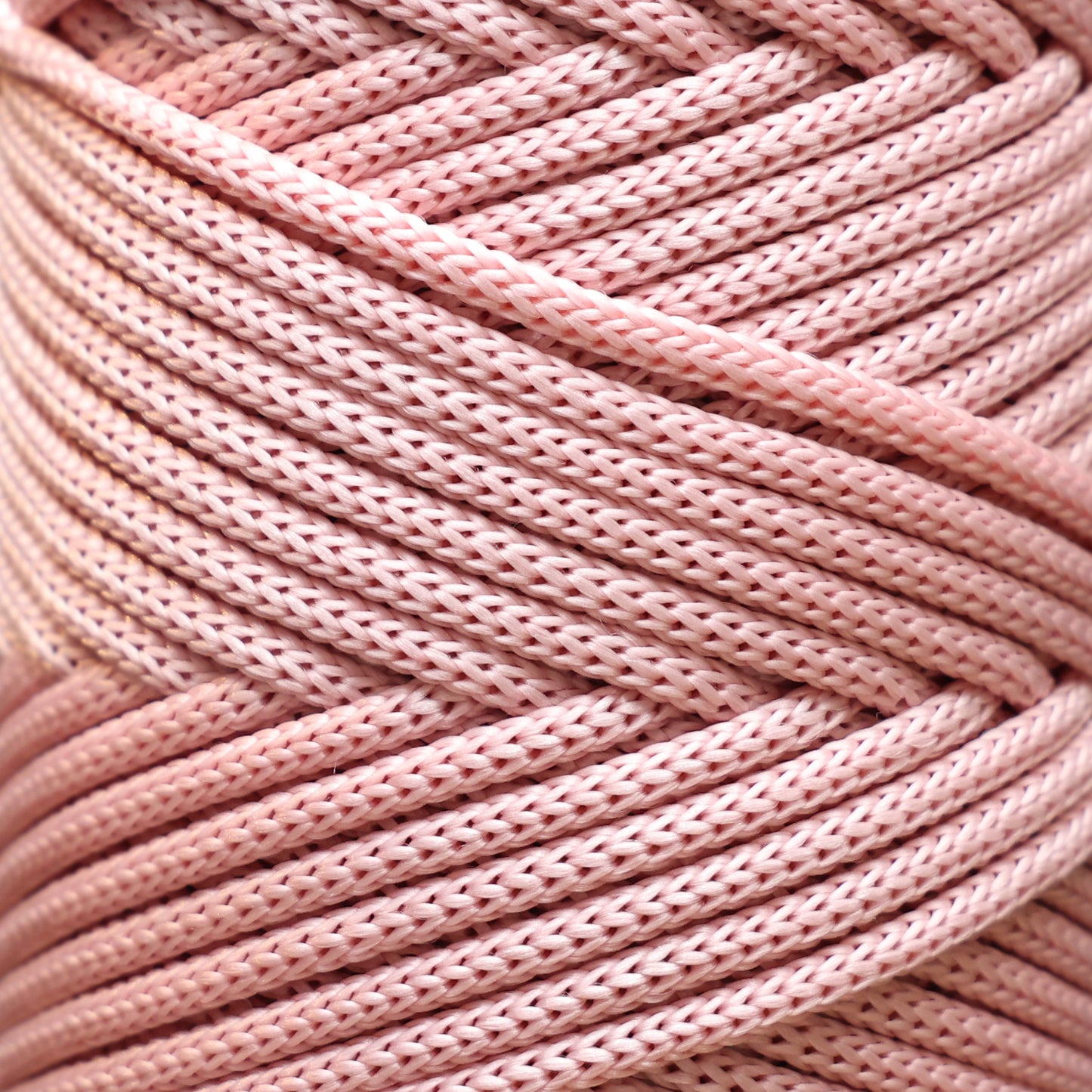 Polyester Macrame Cord 5mm x 104 Yards (311 feet) Polypropylene - Pink