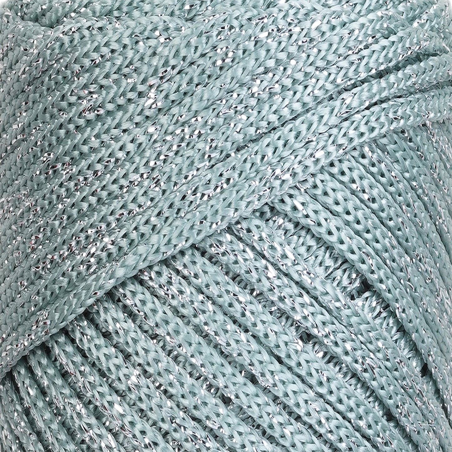 Sparkle Polyester Macrame Cord 2mm x 250 yards (750 feet)  - Crepe Green Sparkle