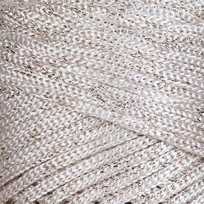 Sparkle Polyester Macrame Cord 2mm x 250 yards (750 feet)  - Ecru Sparkle