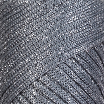 Sparkle Polyester Macrame Cord 2mm x 125 yards (375 feet)  - Grey Sparkle