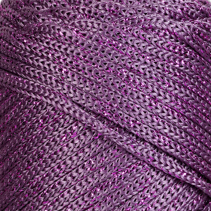 Sparkle Polyester Macrame Cord 2mm x 125 yards (375 feet)  - Plum Sparkle
