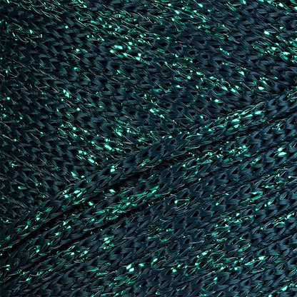 Sparkle Polyester Macrame Cord 2mm x 250 yards (750 feet)  - Forest Green Sparkle