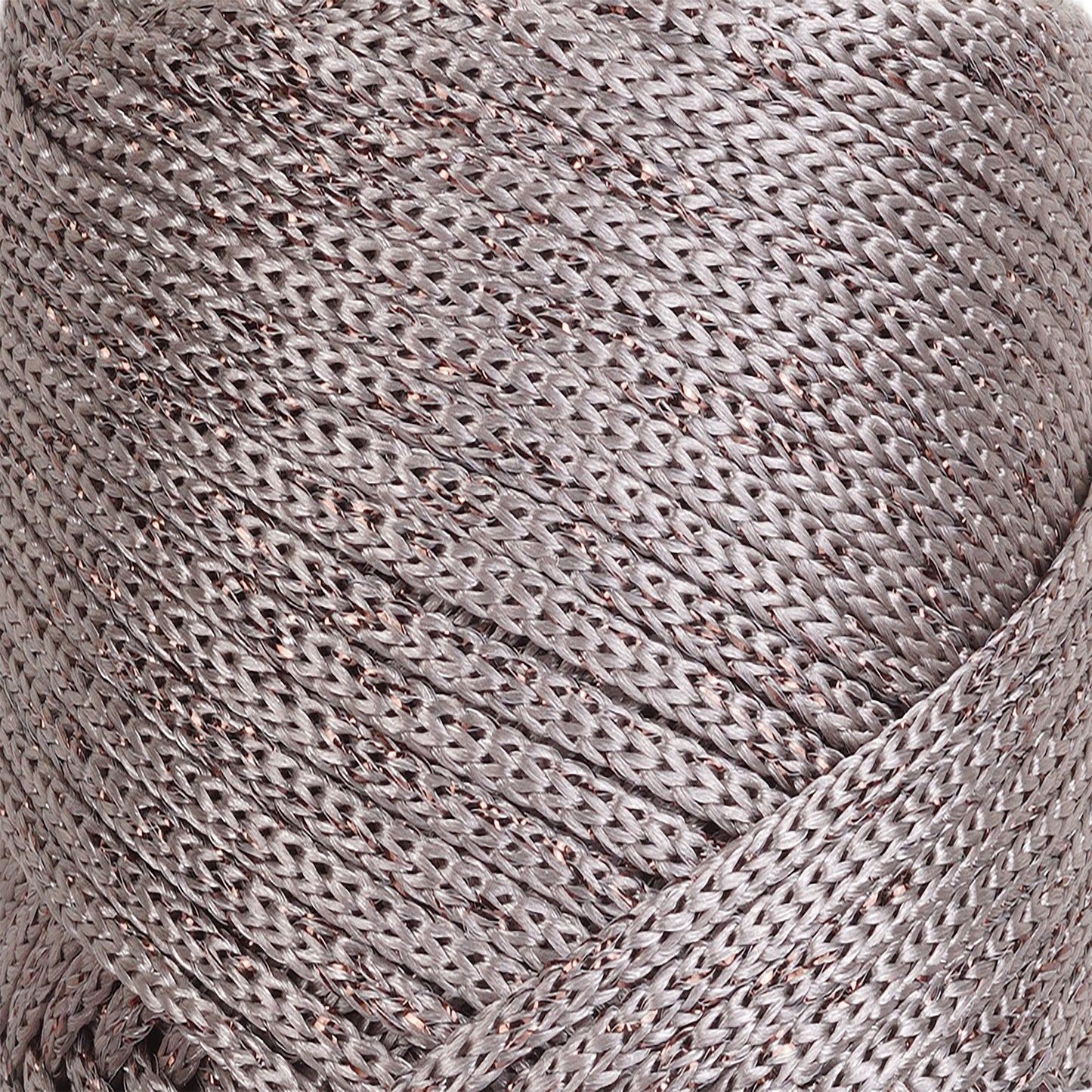 Sparkle Polyester Macrame Cord 2mm x 250 yards (750 feet)  - Mink Sparkle