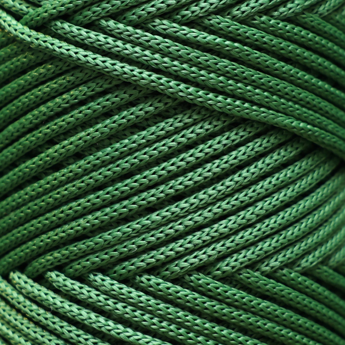 Polyester Macrame Cord 3mm x 131 Yards (394 feet) Polypropylene - Benetton Green