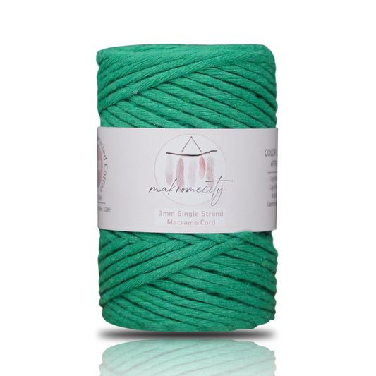 Single Strand Macrame Cord 3 mm x 109 Yards (328 feet) - Benetton