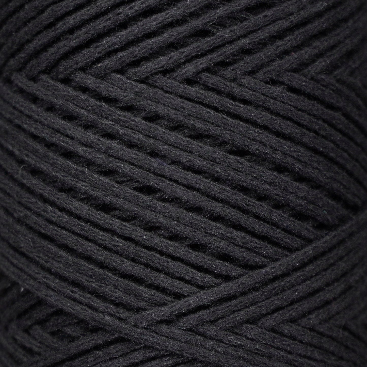 Cotton Macrame Cord 2mm x 195 Yards (590 feet) 2mm - Black