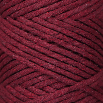 Single Strand Macrame Cord 3 mm x 109 Yards (328 feet) - Claret Red