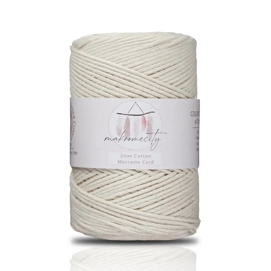 2mm x 195 Yards (590 feet) Cotton Macrame Cord