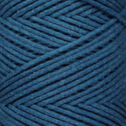 Cotton Macrame Cord 2mm x 195 Yards (590 feet) 2mm - Denim Blue