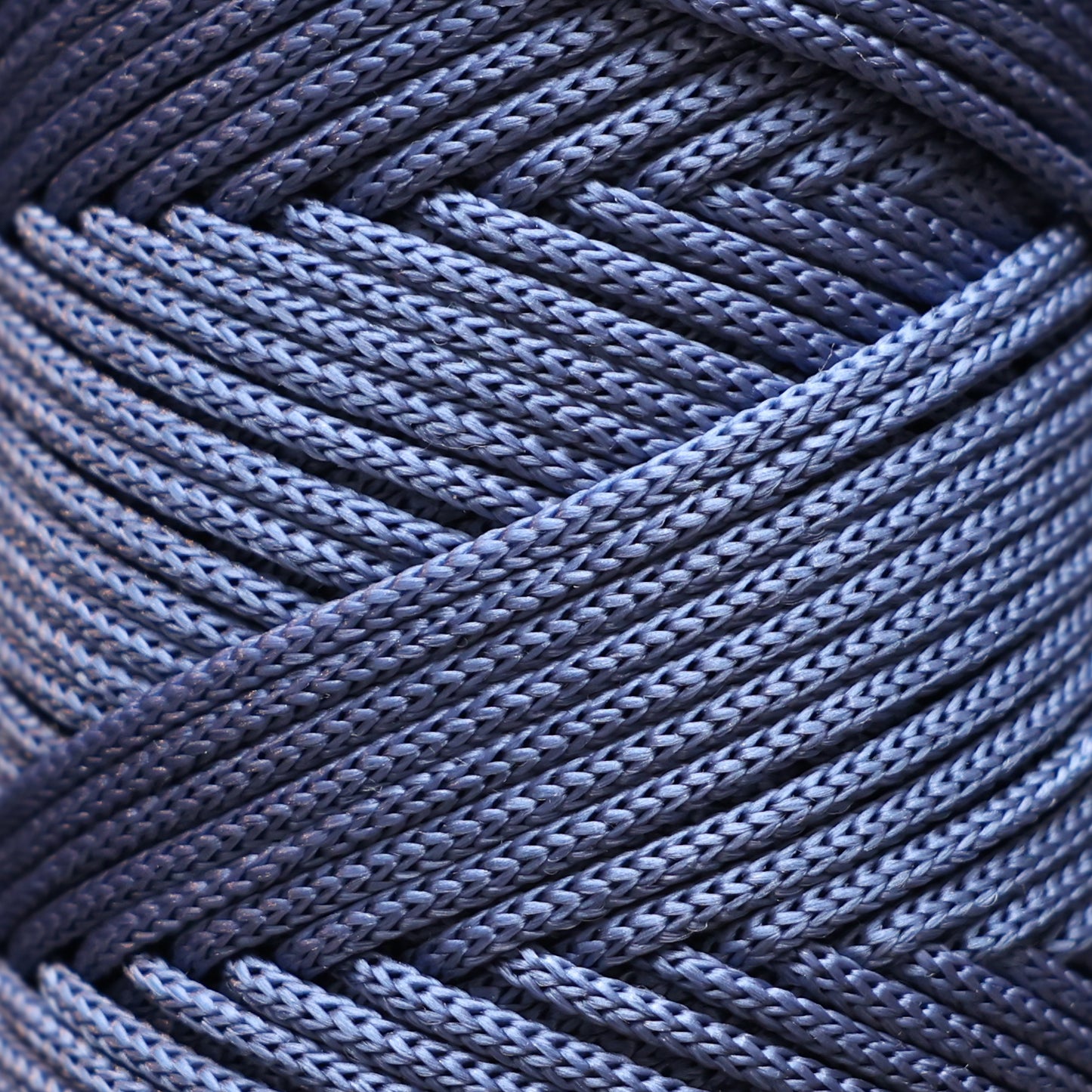 Polyester Macrame Cord 3mm x 131 Yards (394 feet) Polypropylene - Denim Blue