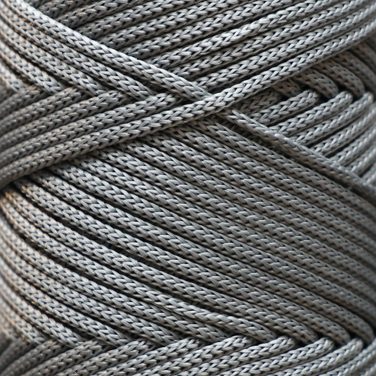 Polyester Macrame Cord 3mm x 131 Yards (394 feet) Polypropylene - Grey