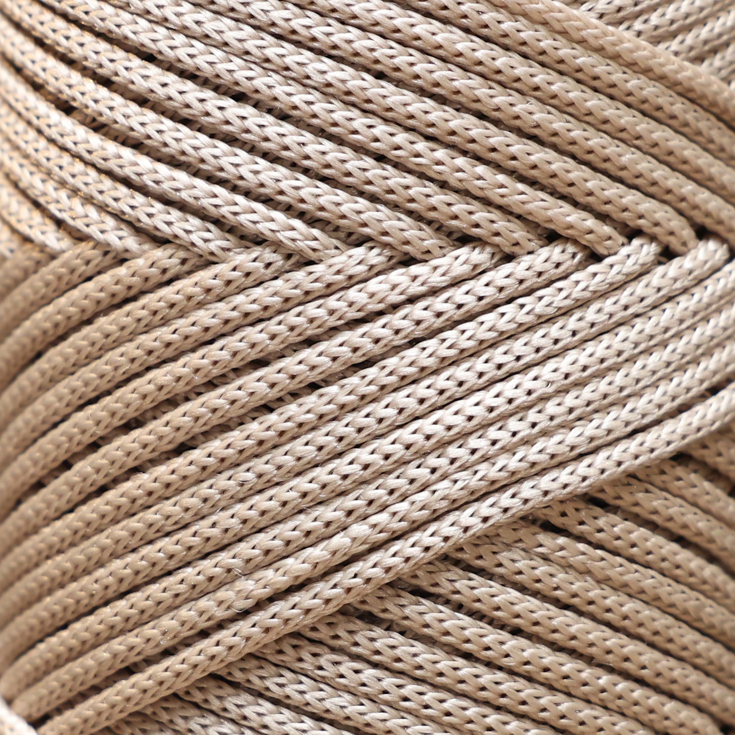 Polyester Macrame Cord 3mm x 131 Yards (394 feet) Polypropylene - Latte