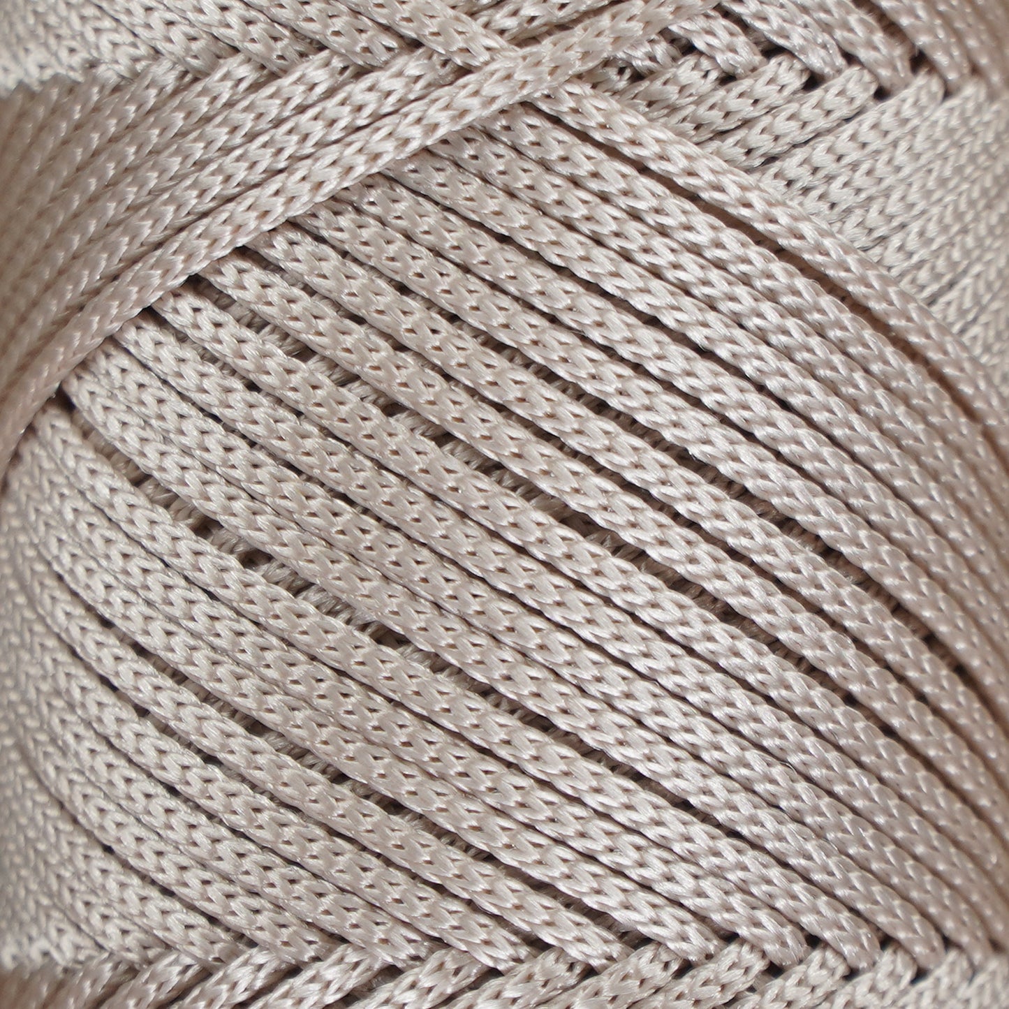 Polyester Macrame Cord 2mm x 125 Yards (375 feet) 2mm Polypropylene - Latte