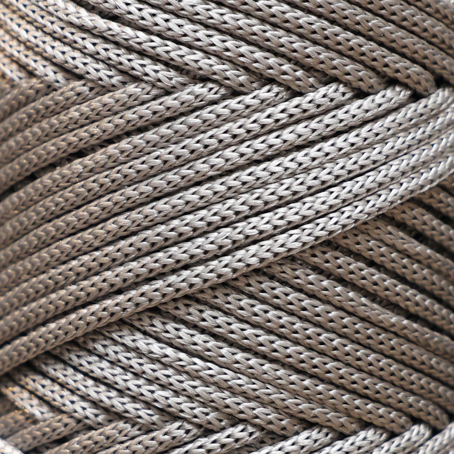 Polyester Macrame Cord 3mm x 131 Yards (394 feet) Polypropylene - Light Grey