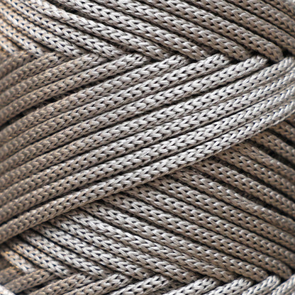 Polyester Macrame Cord 3mm x 131 Yards (394 feet) Polypropylene - Light Grey