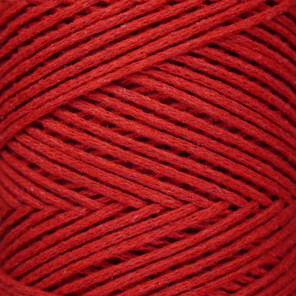 Cotton Macrame Cord 2mm x 195 Yards (590 feet) 2mm - Red